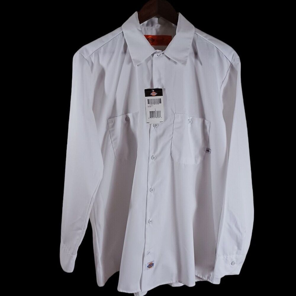 NWT Dickies Ohio State Buckeyes Class Of 81 Embroidered Long Sleeve Button Up L